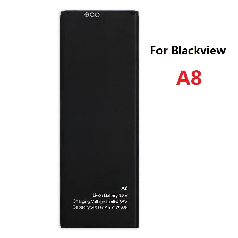 

New Blackview A8 Battery Replacement 2050mAh Li-ion Backup Battery For Blackview A8 Smart Phone Battery