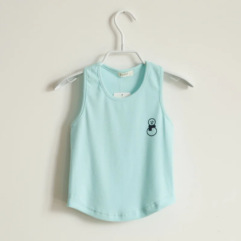 Kids Girls Sleeveless Top Camisole Vest Tops Spaghetti Strappy Tunic T