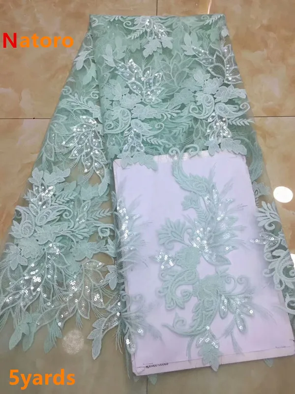 

African Laces Fabrics Embroidered African French Lace Fabric with sequins African French Net tulle Lace Fabric dpA153