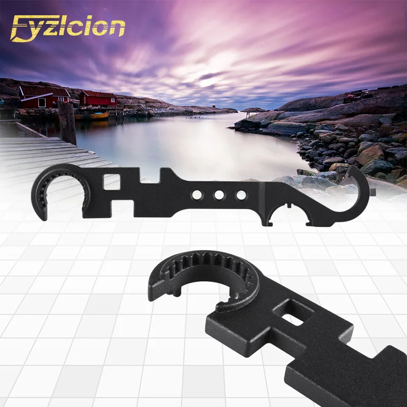 

Fyzlcion Tactical Combo Multi Tool Heavy Duty Gun Smithing Rifle Wrench For AR15 M16 Series