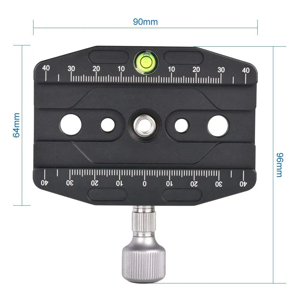 Быстросъемный зажим Moveski CL-90N с алюминиевым сплавом для быстросъемной пластины и штатива или монопода, совместимый с Arca-Swiss