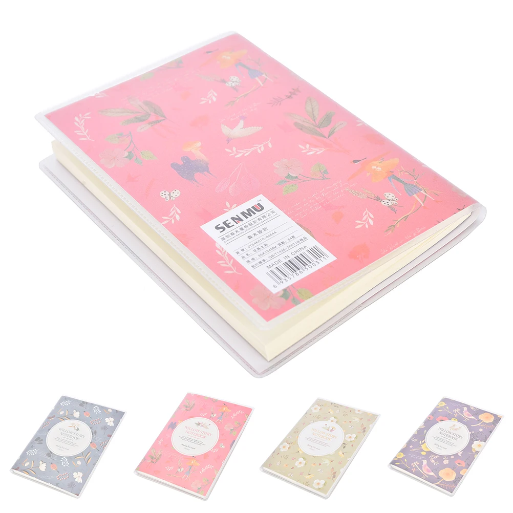 

12.8*8.8CM New Arrival Cute Flower Schedule Planner Weekly Monthly Yearly Planner Organizer Notebook Kawaii Agenda Stationery