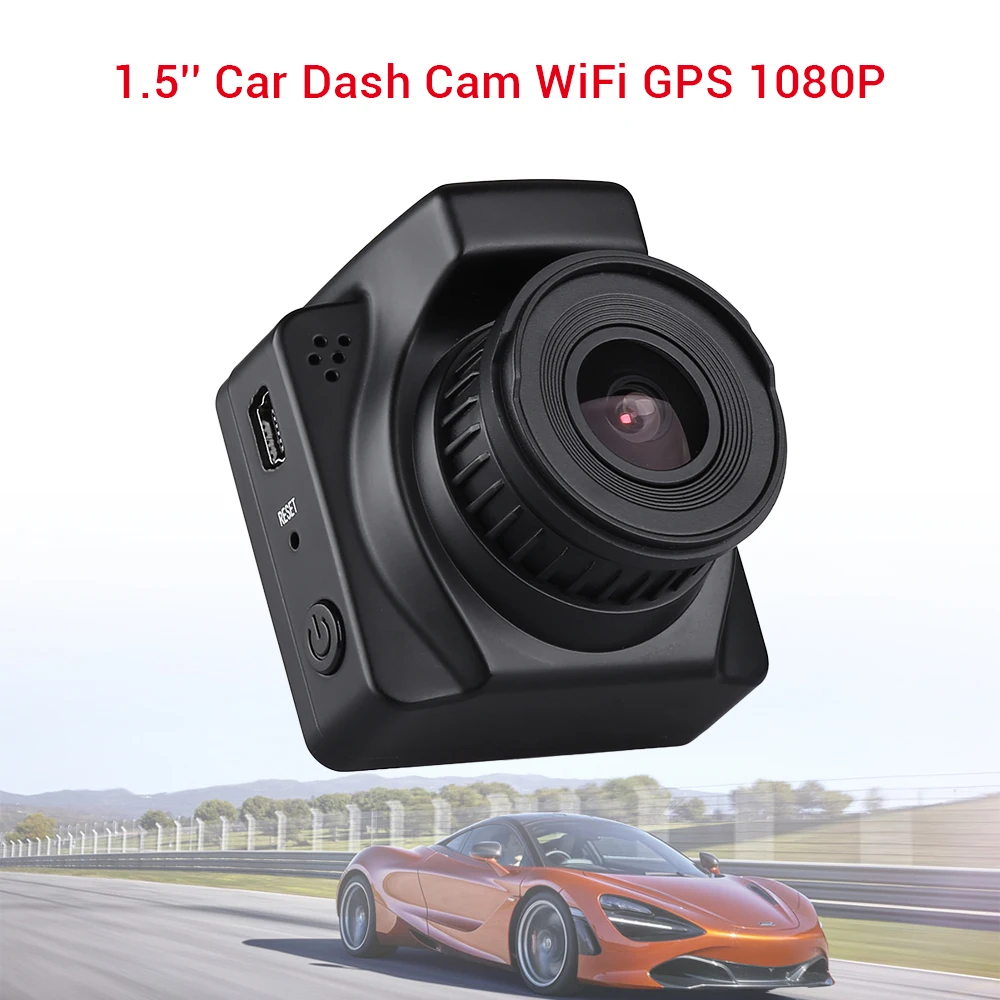 Dash Cam Car DVR FHD 1080P Camera Car Recorder Dash Cam Night Vision G-Sensor GPS WIFI Novatek 96658