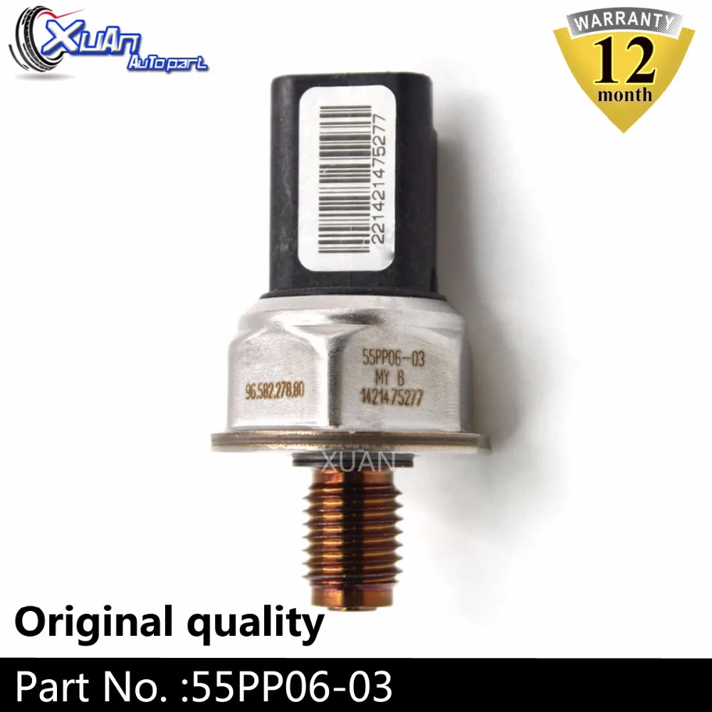 

XUAN 55PP06-03 Fuel Rail High Pressure Regulator Sensor Valve For Fiat Scudo Ford Focus Fiesta Fusion Fiesta Citroen Jumpy