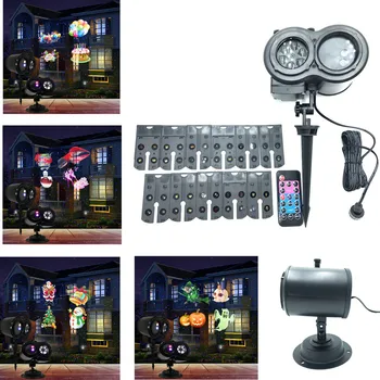 

Upgrade 2in1 12 Patterns Christmas Laser Snowflake Projector R&B Led Laser Disco Lights Home Garden Star Light Indoor Decoration