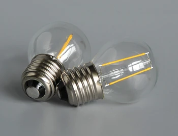 

4pcs/lot LED E27 Dimmable LED Bulb LED Lamp Filament Lamp G45 2W/4W AC220~240V warm white Lights & Lighting Free shipping