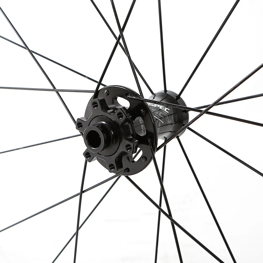 RS Aluminum 700C 4 sealed bearing disc brake barrel shaft Bike Wheelset 30mm Rim