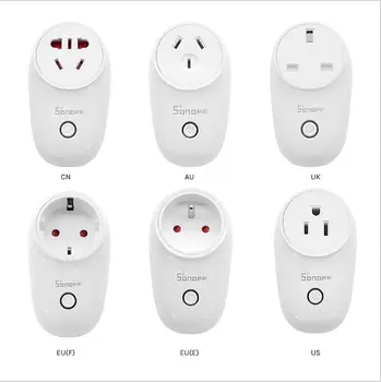 

SONOFF S26 WiFi Socket Wireless Plug eWeLink APP Remote Control Timer Outlet Power Smart Home Switch Work With Google Alexa