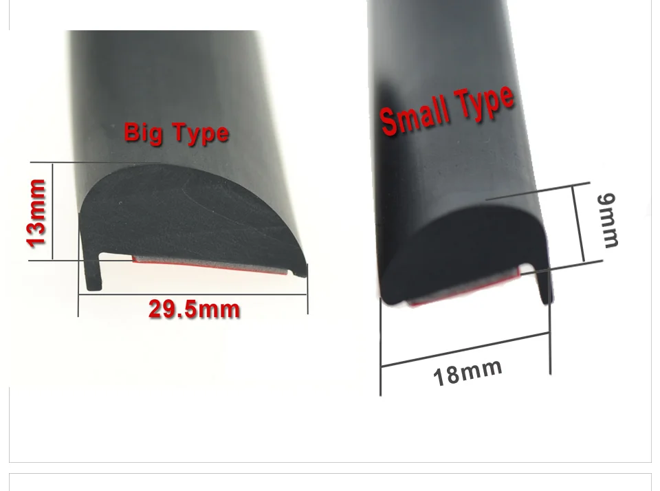 Car-Fender-Flares-Arch-Wheel-Eyebrow-Protector-Rubber-Bumber-18mm-29mm-Black-DIY-Moulding-3-Meter-Car-Styling_03