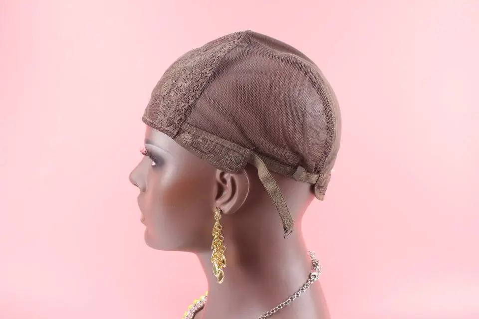 1 шт. сетка для парика с регулируемыми ремешками S/M/L|wig cap|caps for making wigsbrown wig cap |