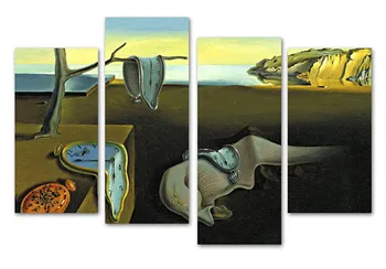 

4pcs/set,Salvador Dali/persistence of memory web,full square Diamond Painting Cross Stitch.diamond Embroidery Mosaic home decor