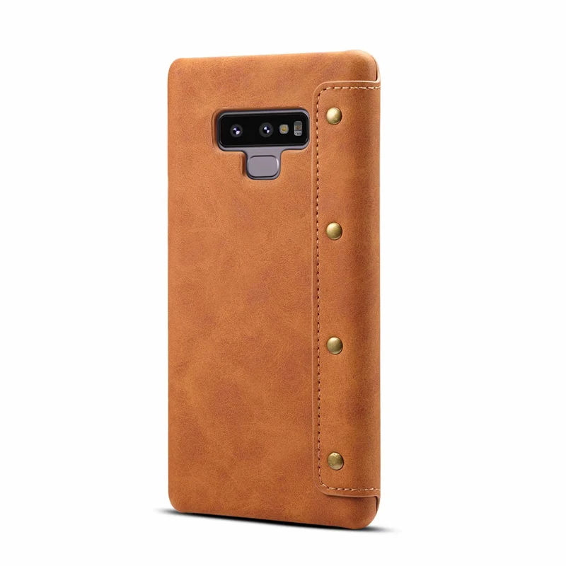 Винтажный чехол кошелек для Samsung galaxy Note9 деловой Чехол сумочка GalaxyNote 9 держатель