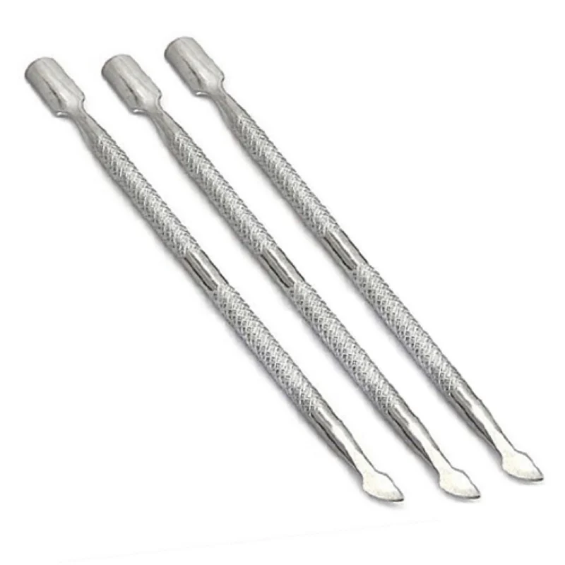 

1pc Stainless Steel Cuticle Pusher Double-end Cuticle Remover For Beauty Skin Care Implement Manicure Tools