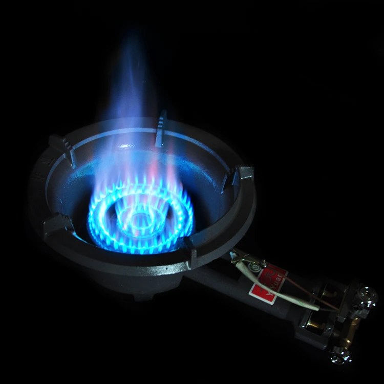 25KW big flame medium-pressure gas liquefied stove commercial hotel restaurant lpg propane & butane cooking cooktop