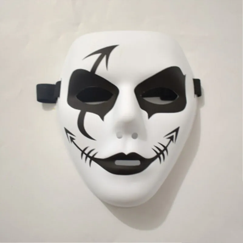 Страшная ручная роспись маска для уличного танца вечерние принадлежности для Хэллоуина реквизит маска для взрослых маскарадная одежда для шоу представление маска реквизит