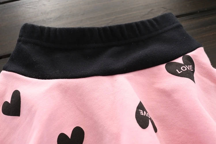 6 Bibihou Toddler Girl Clothing Sets 2017 Autumn Winter Girls Clothes Set Christmas T-shirt + Pant Kids Girl Sport Suit Children