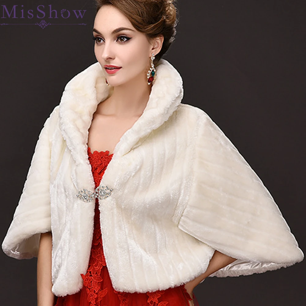 bridal fur wraps and shawls