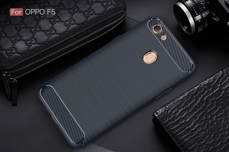 Carbon Fiber Case For OPPO F5 Soft TPU Silicon Luxury business Style TPU Case For OPPO F5  Back Phone Cover For OPPO F5 F5 Coque (12)