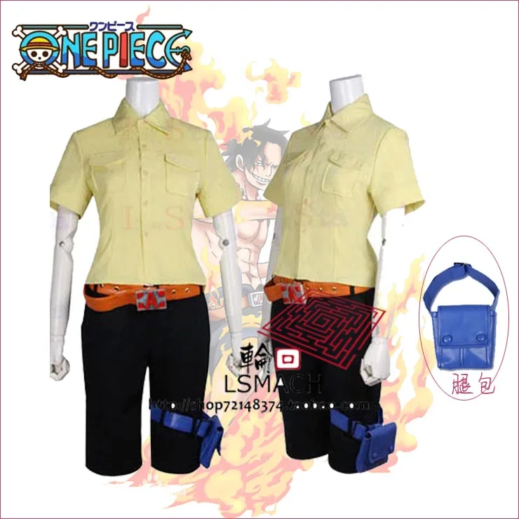 One Piece Portgas D Ace Cosplay Costume 