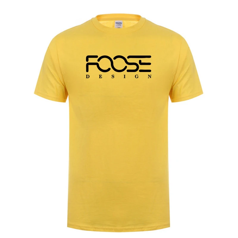 

New Fashion Men T Shirt Foose Car T-Shirt Men Cotton Printed Custom Made Short Sleeve T Shirts O Neck Top Tees No glue printing