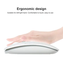 2,4G Бесшумная беспроводная мышь 1600 dpi usb зарядка ультра тонкая беспроводная мышь для ноутбука ПК рабочего стола