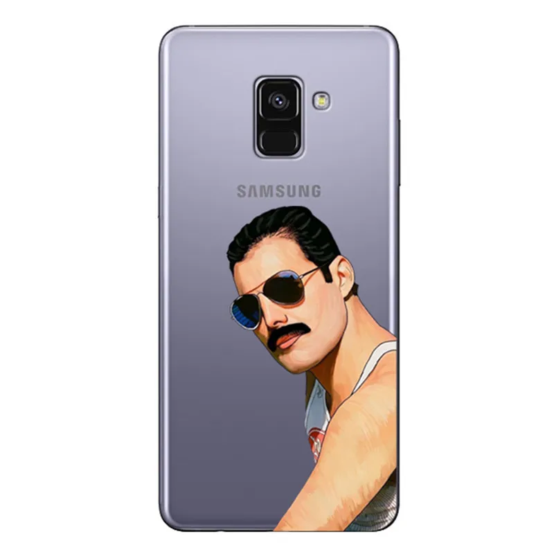 Freddie Mercury Rainha banda Qualidade Роскошный чехол для телефона для samsung S6 7 8 9 Plus Edge Note 8 9 силиконовый чехол - Цвет: TPU