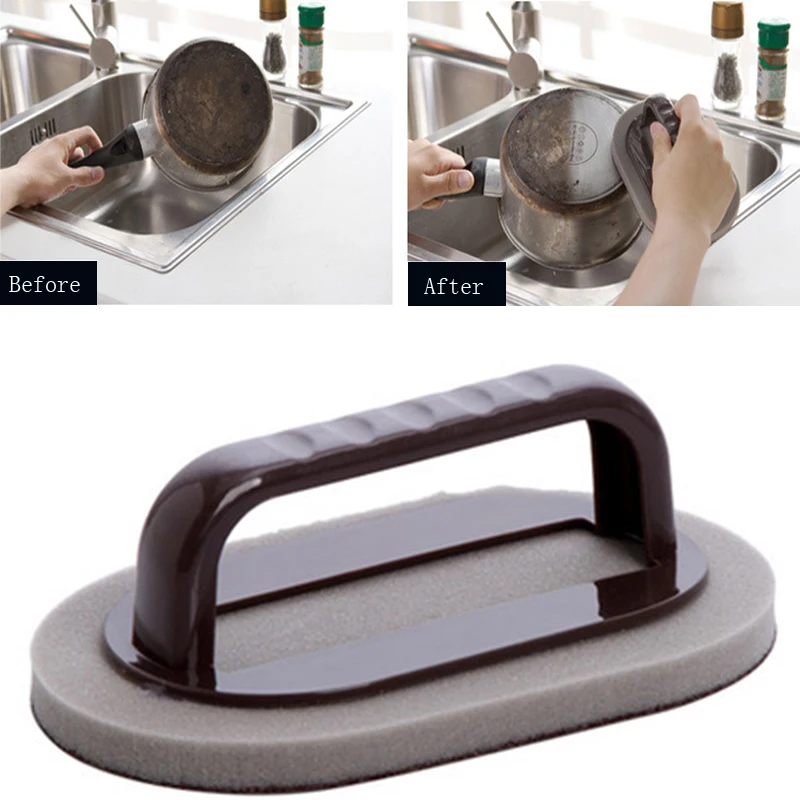 Handheld Nano Emery Magic Sponge Super Strong Kitchen Removing Rust Sponges Cookware Remover Eraser Household Cleaning Tools
