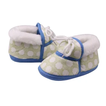

Baby Shoes Winter Boots Baby Girl Flowers Printed Cotton Shoes Newborn Belt Short Tube Warm Boots 0-12M Newborn Lovely Gifts