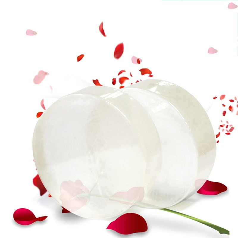 Масло мыло с запахом Розы Прозрачный Унисекс Кожа Кристалл осветитель эфирные увлажняющие