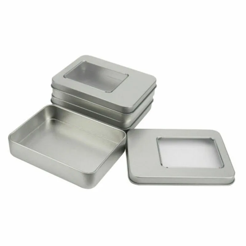 

2019 Brand New Style Metal Tin Rectangle Storage Box Small Items Coin Key Containers Case Organizer