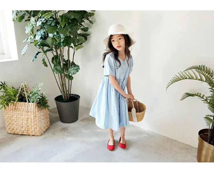 long summer dresses casual teenage girl clothing pink blue maxi toddler girls dresses 2018 cotton mother daughter clothes 4 5 6 7 8 9 10 11 12 13 14 15 16 17  years old little big girls dress new arrivals children dresses girls (7)