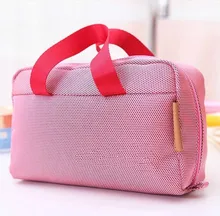 Mini Organisateur Cosmétique Sacs Cas Oxford Maquillage Waterproof Poche de Lavage Necessaire De Mode Voyage Accessoires D’alimentation Produit