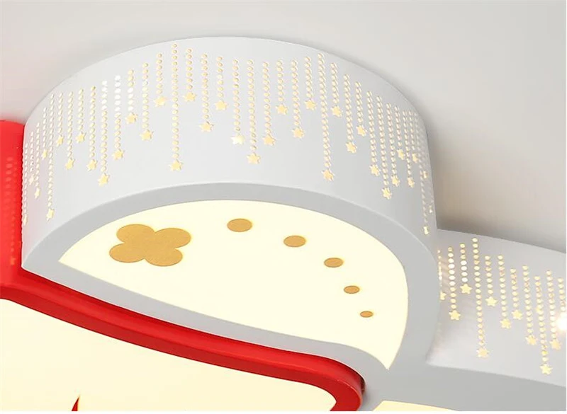 Модный светодиодный Люстра с рисунком из мультфильма, милый детский потолочный светильник для спальни, Детский Светильник с Микки Маусом, AC85-265V