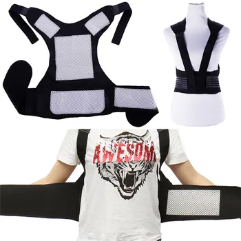 Magnetic Therapy Posture Corrector Brace Shoulder Back Support Belt for Men Women Braces Supports Belt Shoulder Posture
