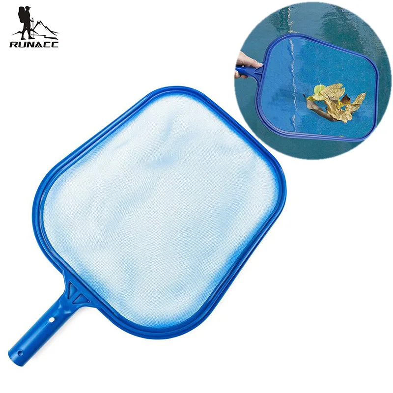 

RUNACC Professional Leaf Rake Mesh Frame Net Skimmer Cleaner Swimming Pool Spa Tool Suitable for Cleaning Swimming Pool