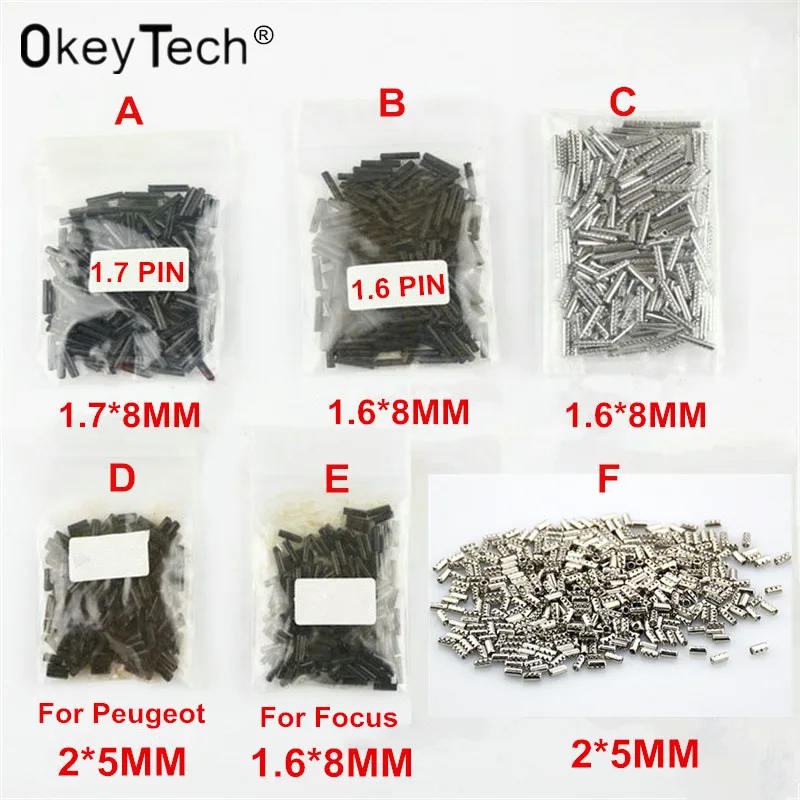 200Pcs/Lot Fixed Car Flip Remote Key Pins Screws Set Locksmith Tools