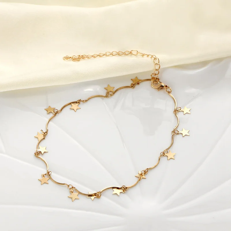 MISANANRYNE сексуальное Золотое и Серебряное цвета пятиконечное ожерелье для женщин модное металлическое индивидуальное колье ожерелье s подарок на день рождения