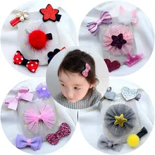 Fashion 5PCS/Pack Cartoon Bow Girls Cute Hairpins Handmade Barrettes Hair Clips Headbands Kids Hair Accessories Fashion 5PCS/Pack Cartoon Bow Girls Cute Hairpins Handmade Barrettes Hair Clips Headbands Kids Hair Accessories