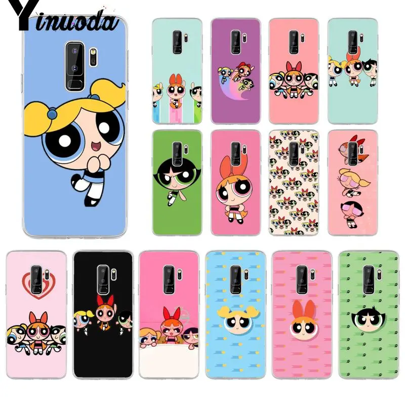 

Yinuoda The Powerpuff Girls Novelty Fundas Phone Case Cover for Samsung S5 S4 S3 S7 edge S9 Plus S8 plus S6 edge