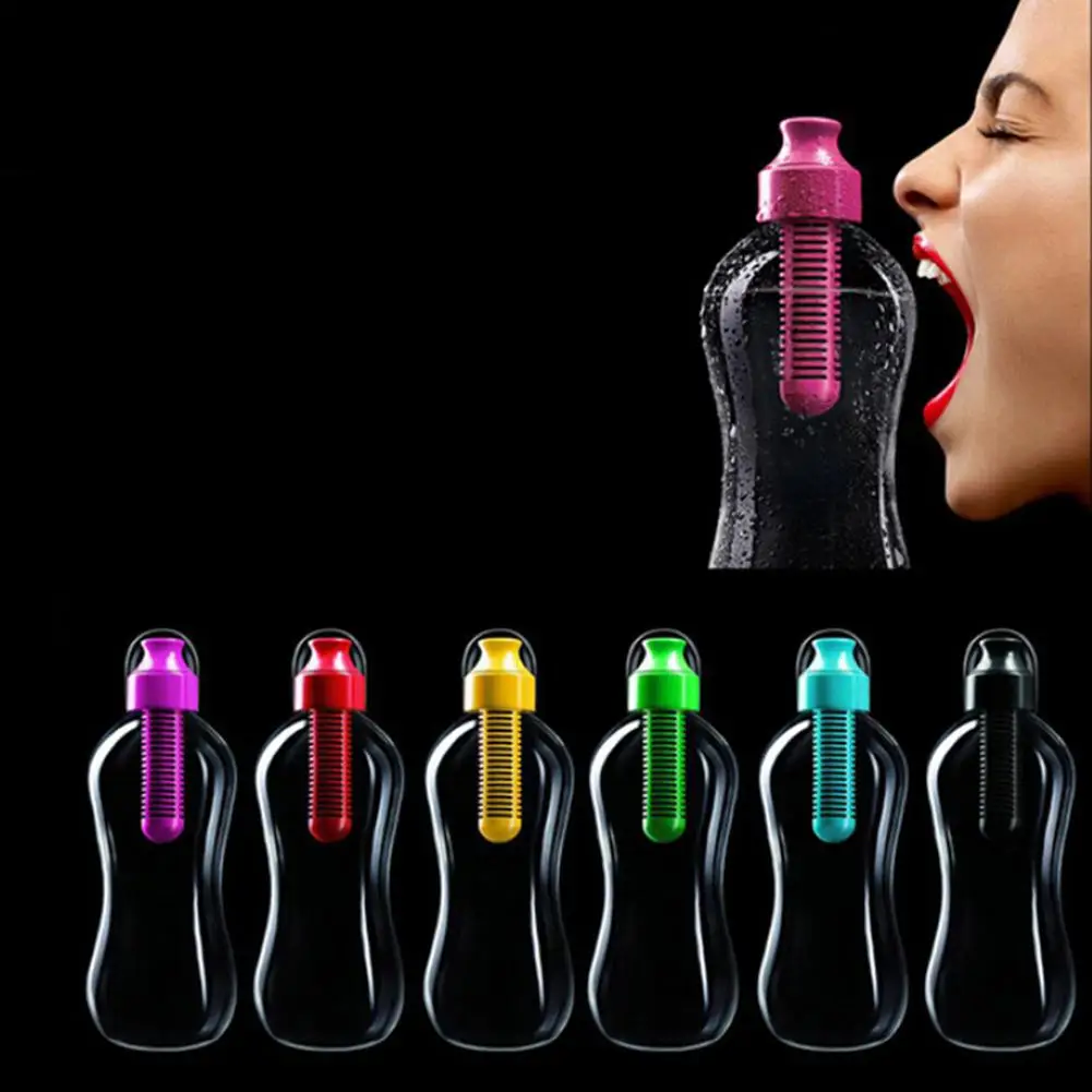 Portable 550ML Practical Plastic Bobble Hydration Filter Outdoor Hiking Sport Gym Filtered Clean Healthy Drinking Water Bottles Portable 550ML Practical Plastic Bobble Hydration Filter Outdoor Hiking Sport Gym Filtered Clean Healthy Drinking Water Bottles