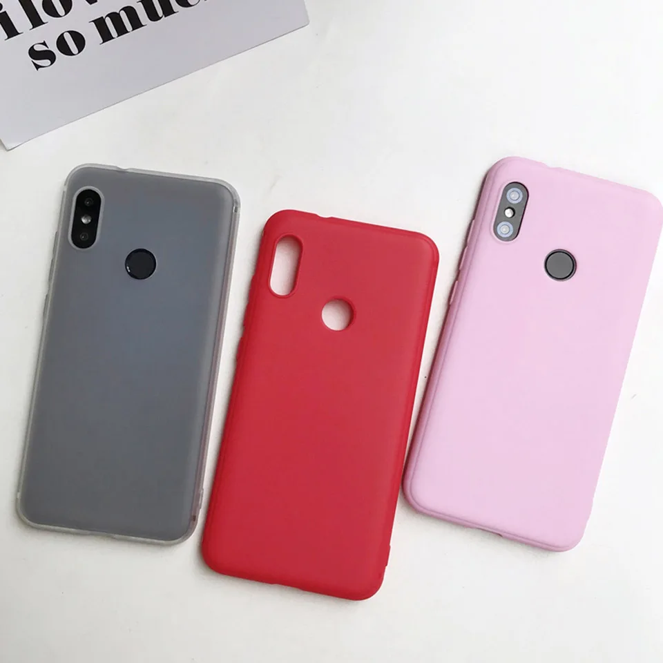 Slim Candy Color Case For XiaoMi 9 SE 8 Lite A2 A1 6X 5X 5S Plus 6 5C 5 Note 3 Max 2 MIX 2S Phone Cases Silicone TPU Soft Cover |