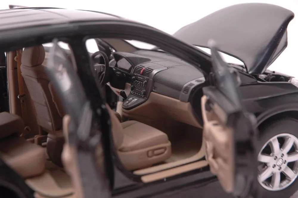 1:18 литая под давлением модель для Honda CR-V 2008 черный Внедорожник сплав игрушечный автомобиль миниатюрная коллекция подарки CRV CR V