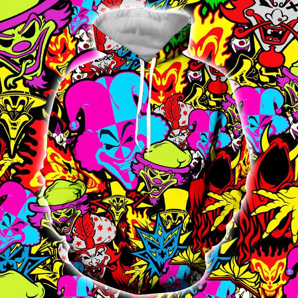 

New fashion cool Insane Clown Posse 3D print men women fashion cool t shirt/hoodies/sweatshirts/vest/ tops dropshipping