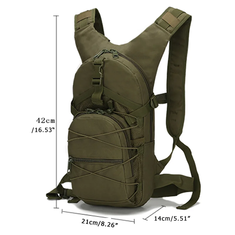 15л тактический рюкзак, Molle 800D Оксфорд тактическая спортивная сумка, рюкзак для верховой езды, мини-сумка для скалолазания на открытом воздухе, велосипедный рюкзак