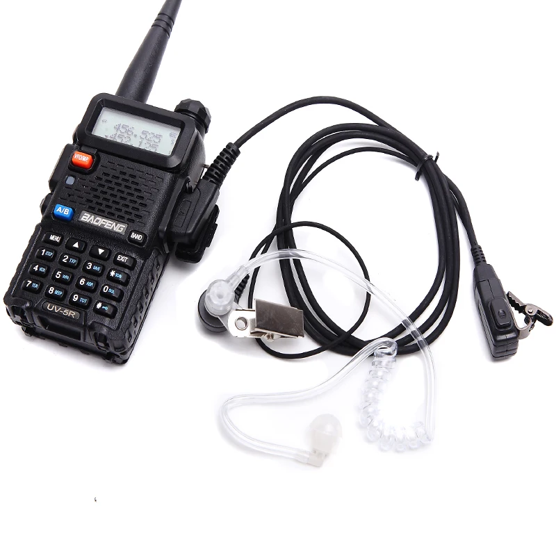 Radio Accessories Headset for walkie talkie Microphone In ear CB Radio headset for Bao feng UV
