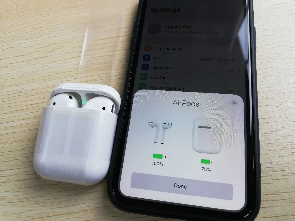i30 TWS AirPODS_2  с чипом W1 Bluetooth 5.0 - обзор