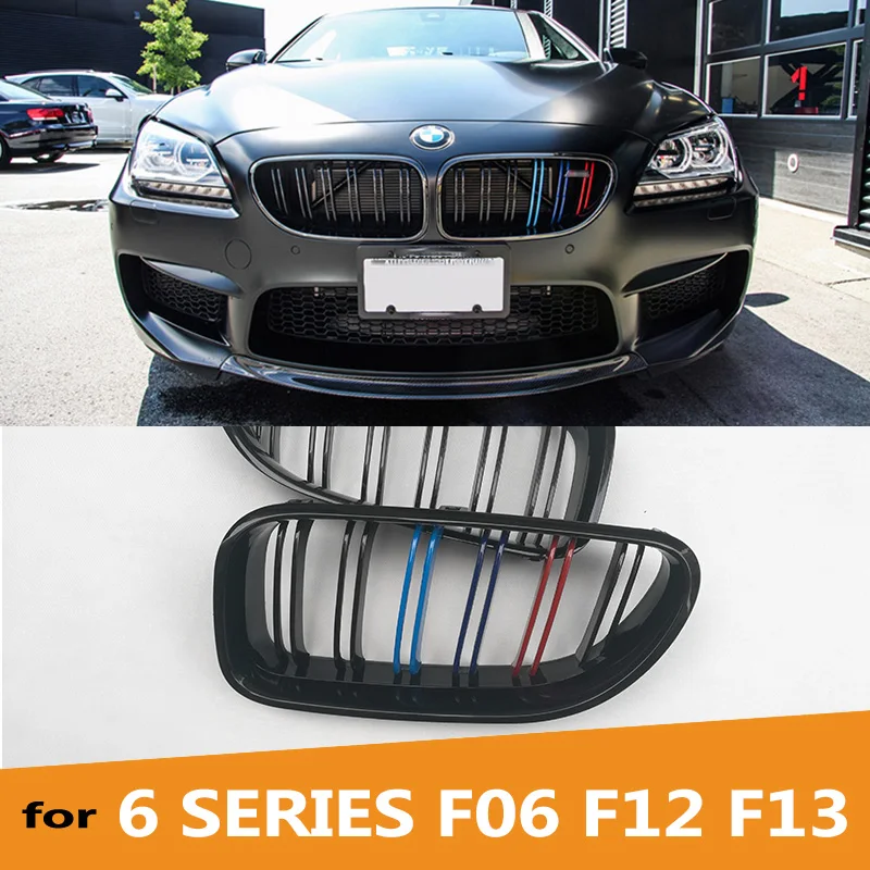 VOE F06 F12 F13 M6 look ABS Gloss 3 color Auto Car Front Racing Grill