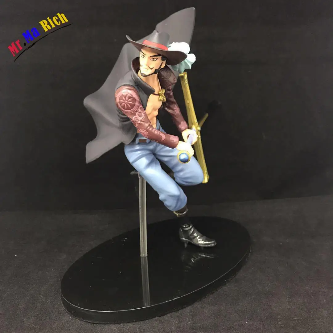 

Anime One Piece Seven Warlords Of The Sea Dx Eagle Eye Dracule Mihawk Vol.3 Fighting Ver Pvc 18cm Lovely Action Figure Doll