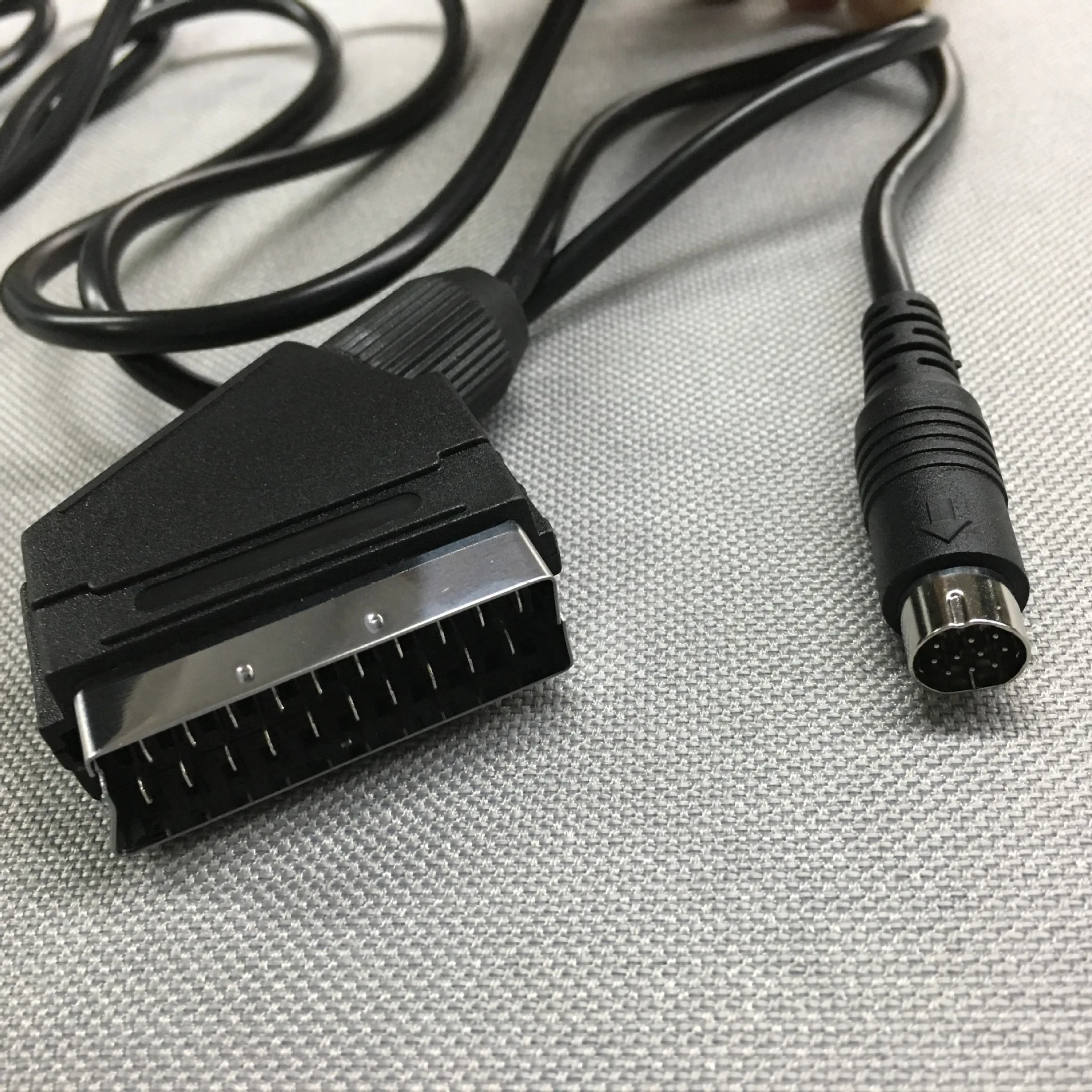 FZQWEG черный 1 8 м/6 футов Scart AV ТВ Видео кабель для Sega Saturn NTSC & PAL версия|Кабели| |