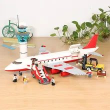 GU DI креативный большой пассажирский самолет Earth Border строительные блоки кирпичная модель фигурка Рождественский подарок DIY Детская интеллектуальная игрушка